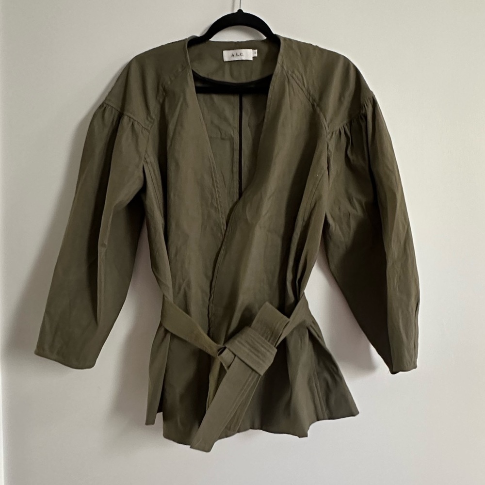 A.L.C. Olive Green Kendrick Kimono Jacket